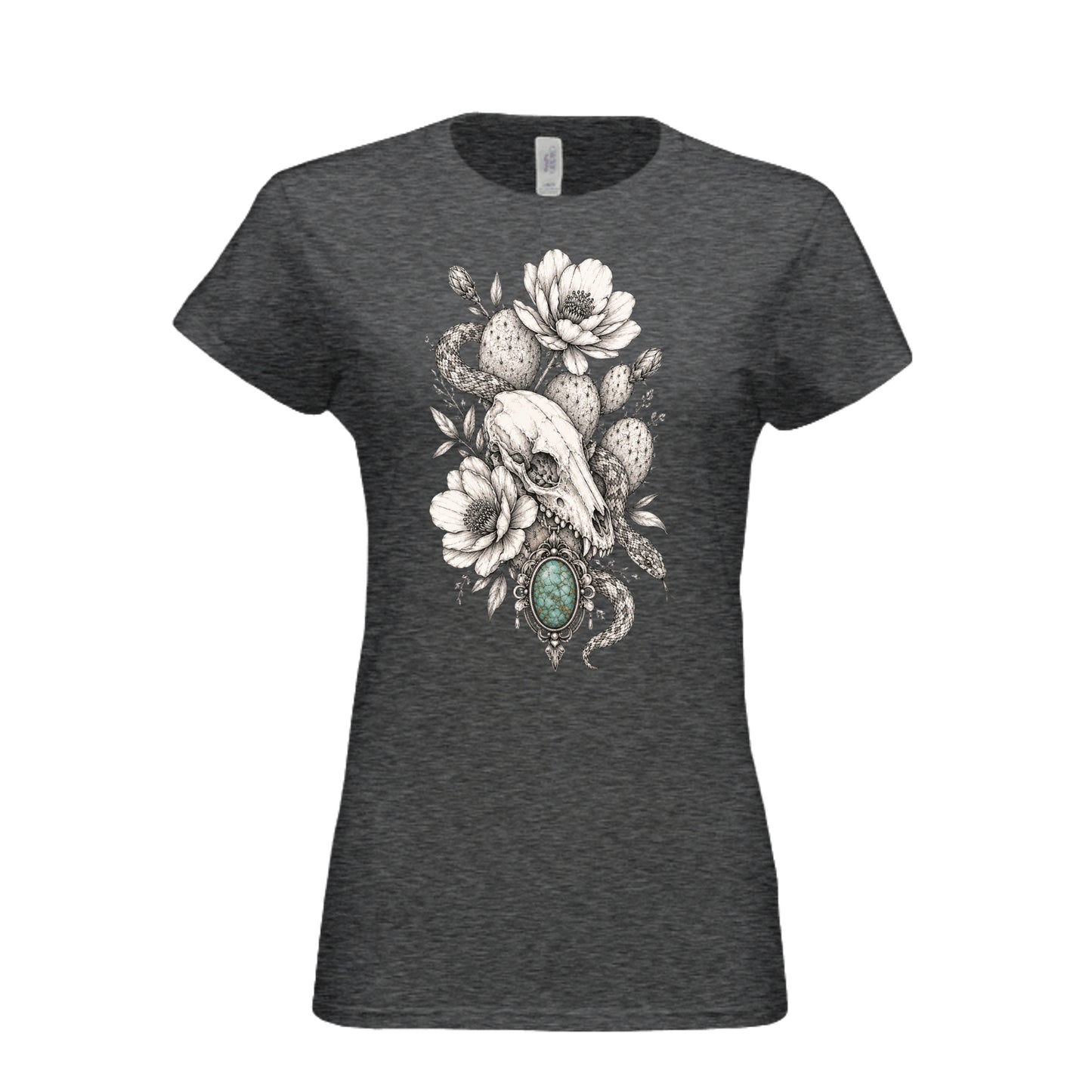 DARK HEATHER - G640L - FRONT