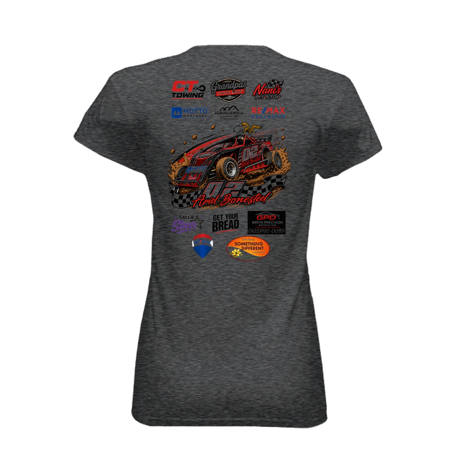 DARK HEATHER - G640L - BACK