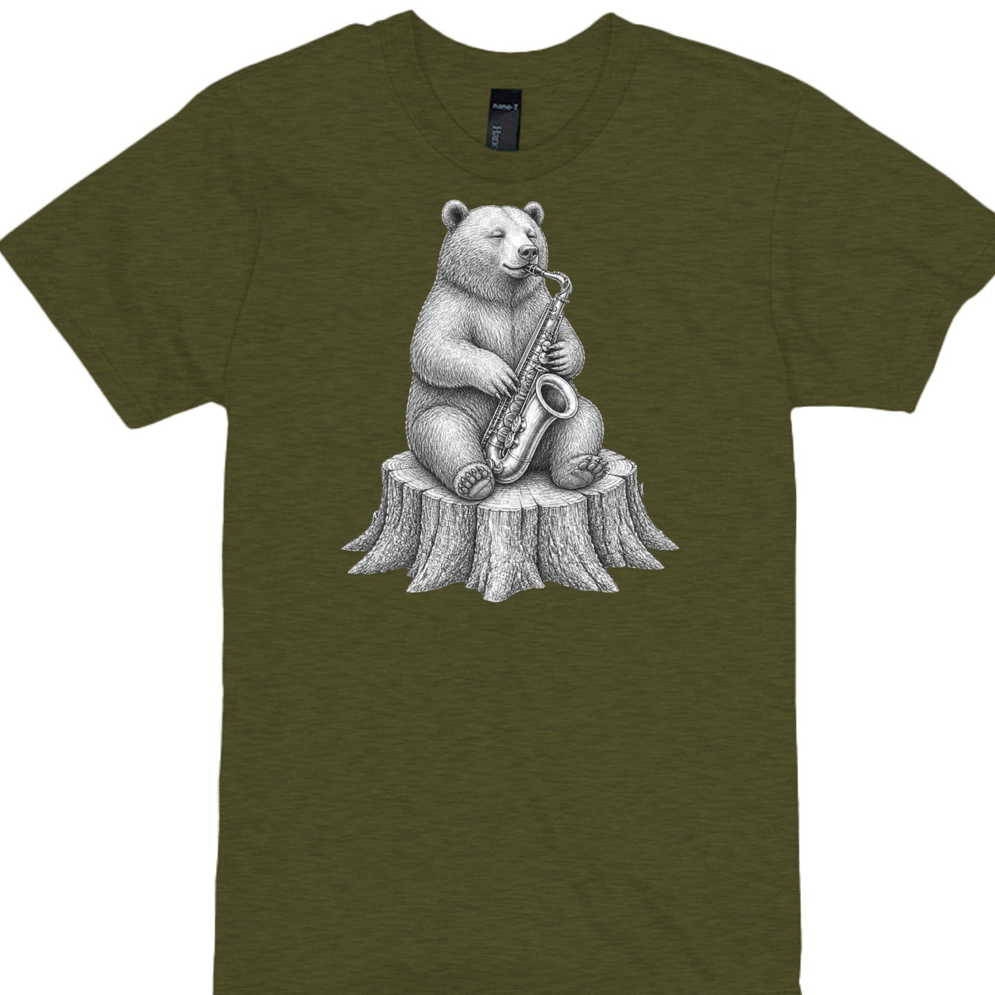 Military Green Heather - 4980 - FRONT