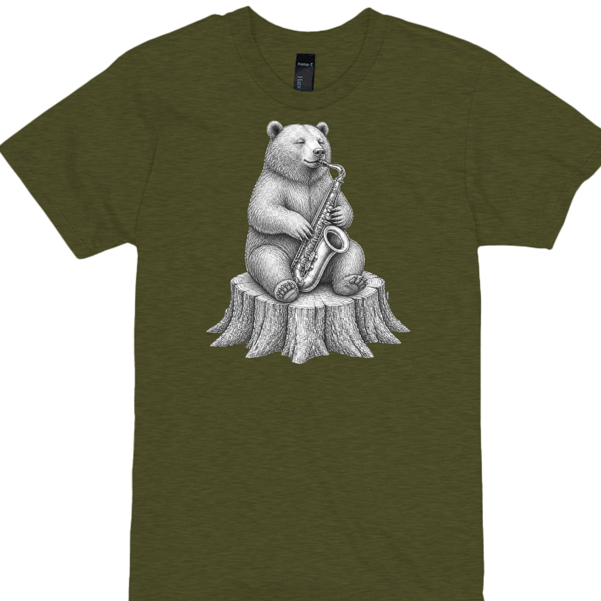 Military Green Heather - 4980 - FRONT