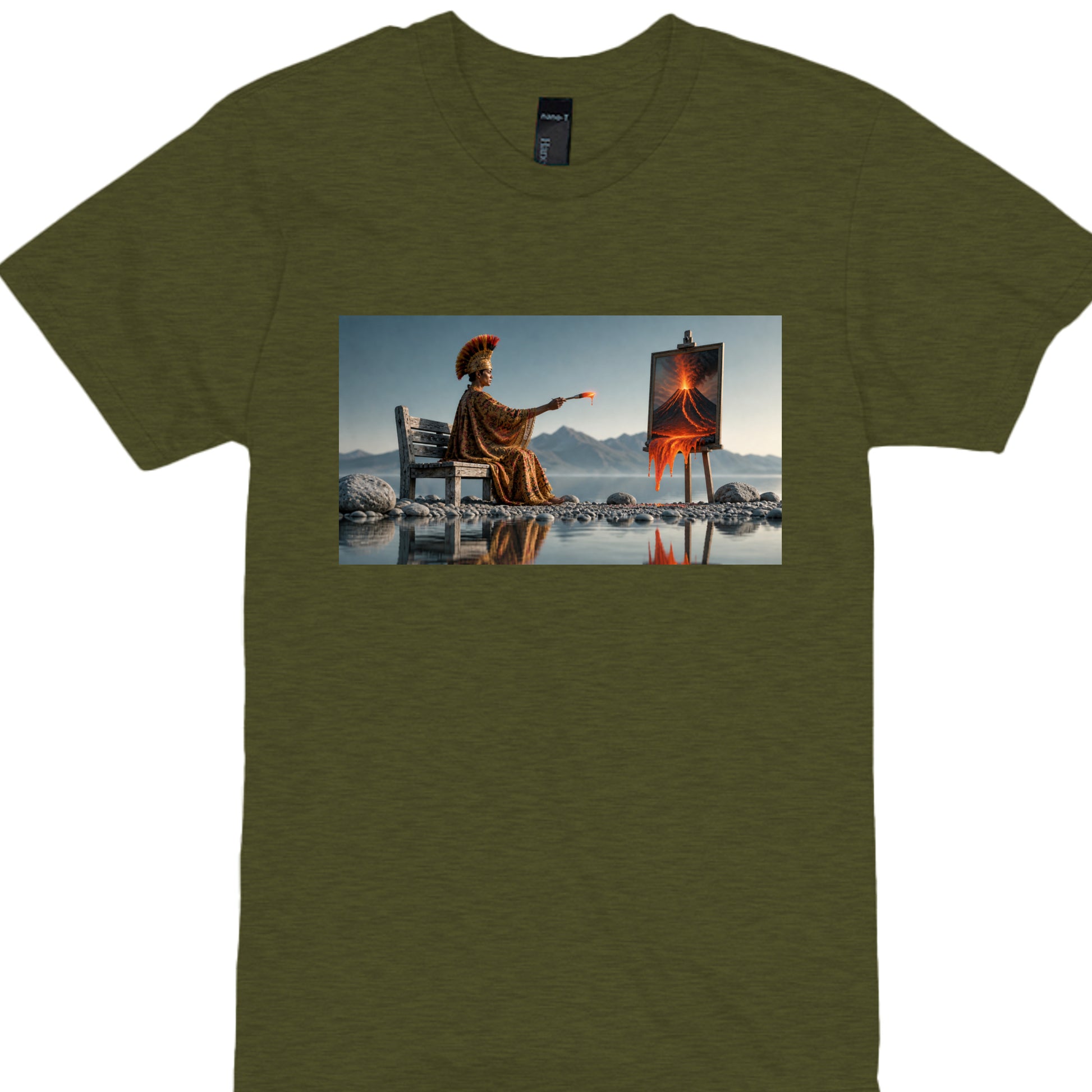 Military Green Heather - 4980 - FRONT