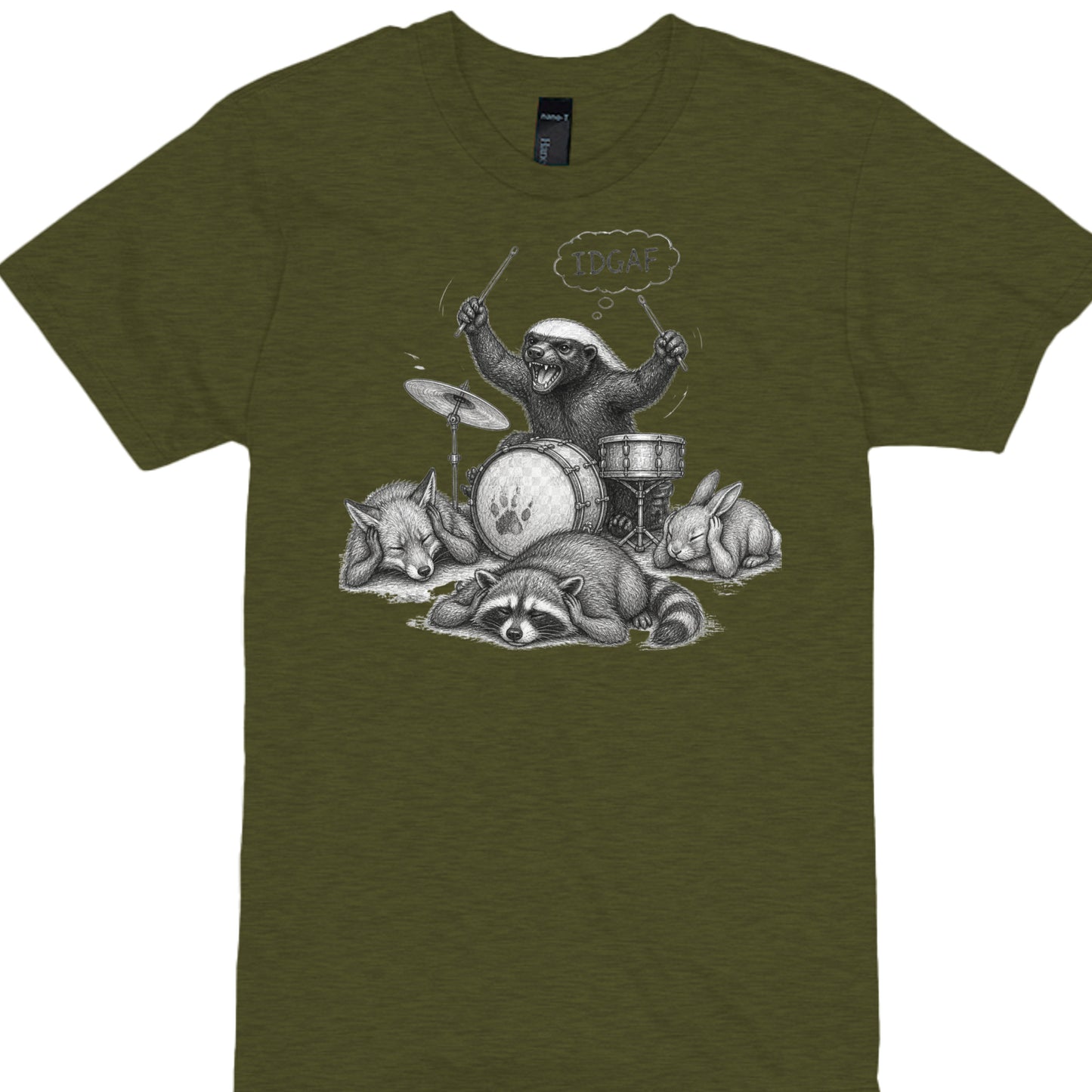 Military Green Heather - 4980 - FRONT