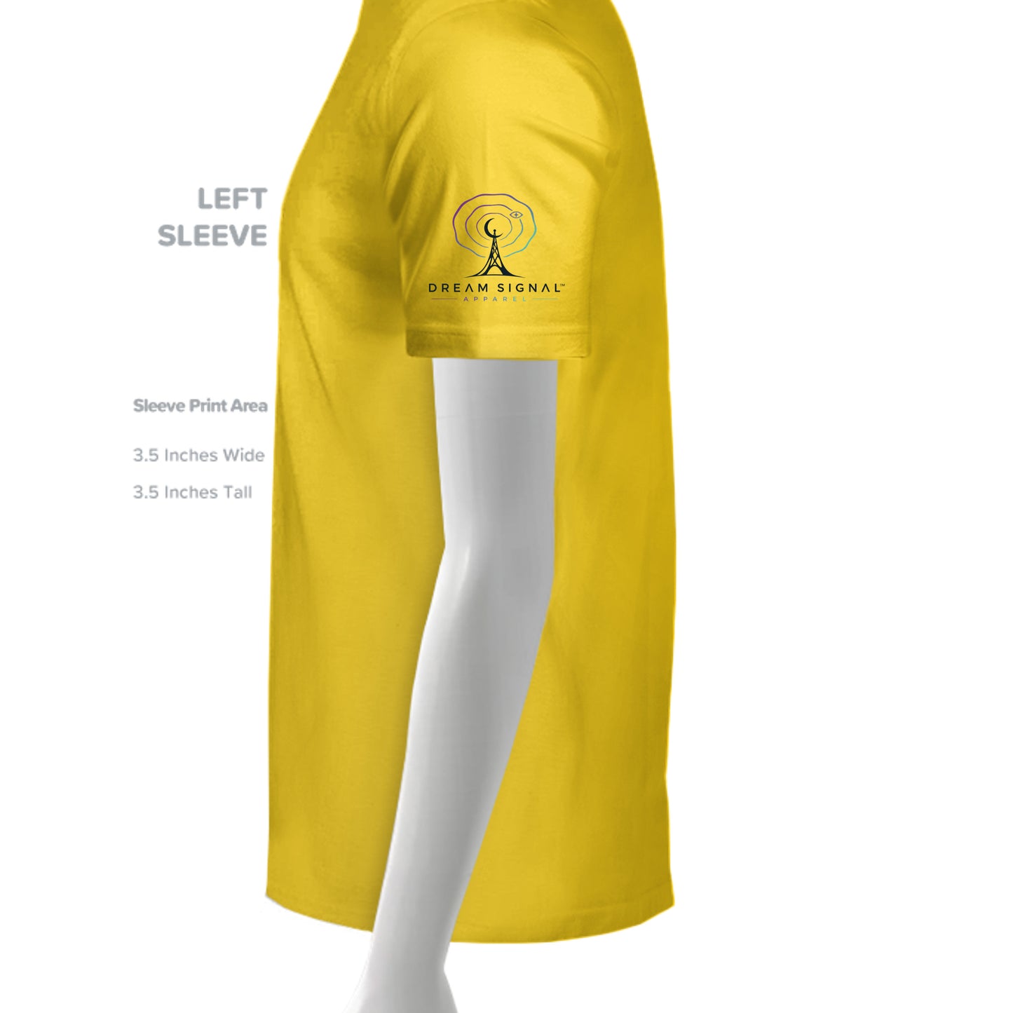MAIZE YELLOW - 3001C - SLEEVE_LEFT