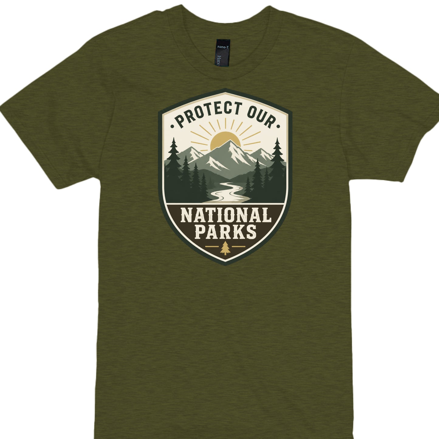 Military Green Heather - 4980 - FRONT