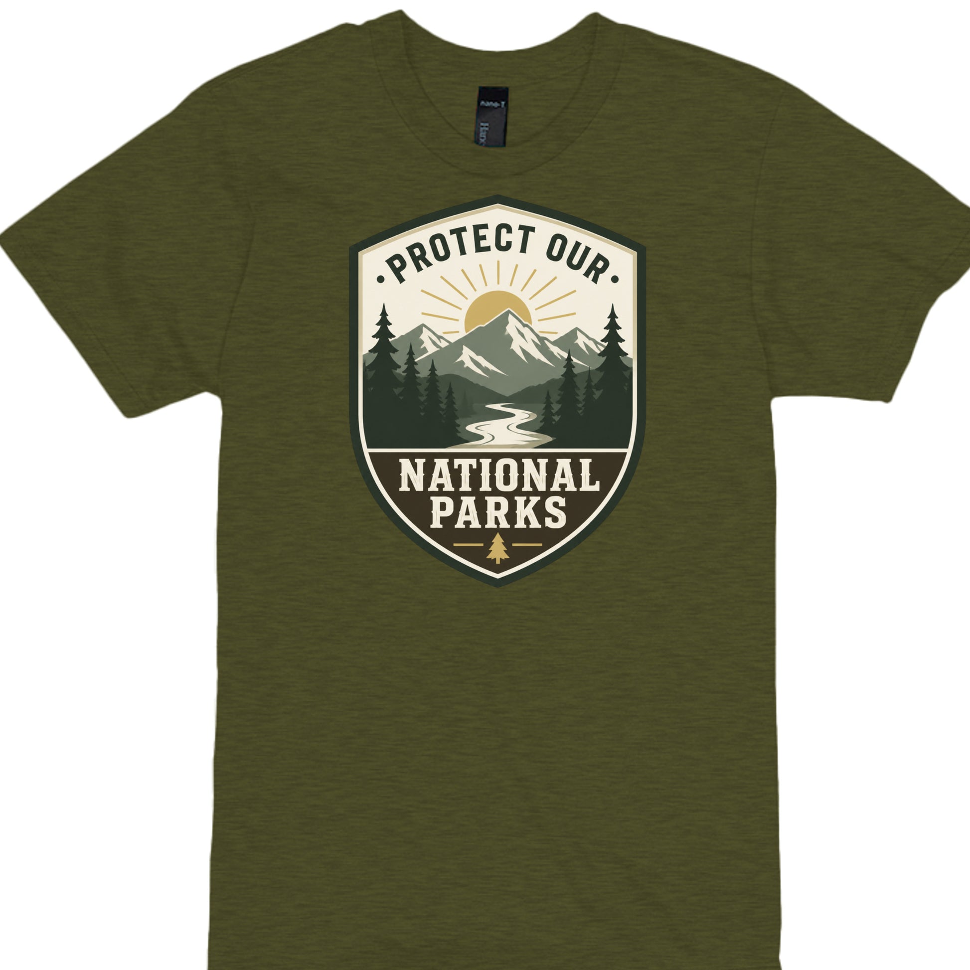 Military Green Heather - 4980 - FRONT
