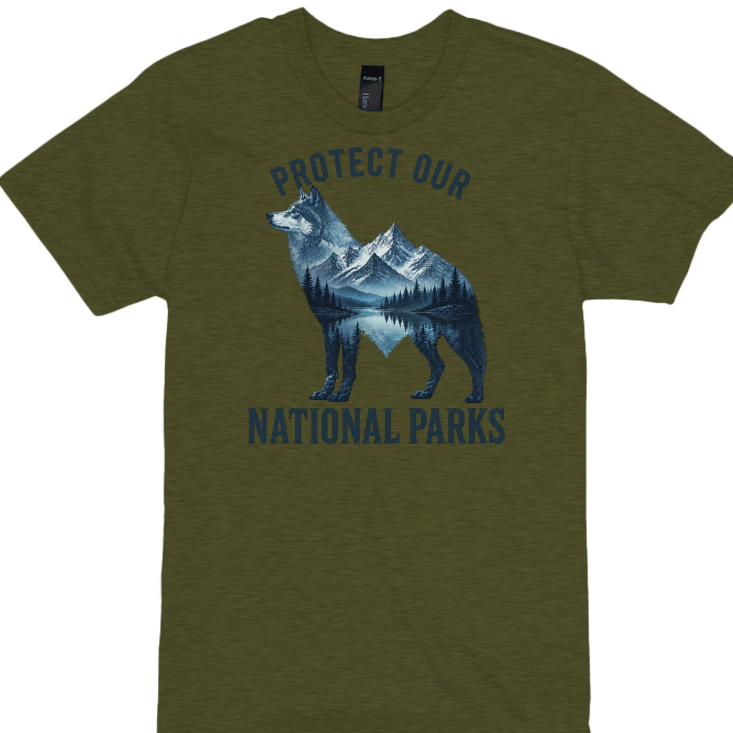 Military Green Heather - 4980 - FRONT