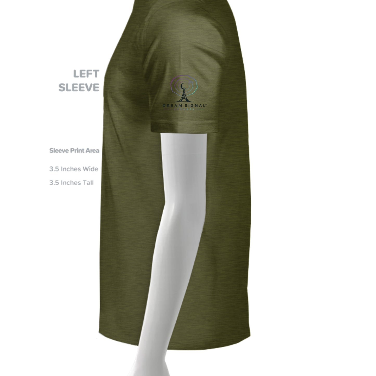 Military Green Heather - 4980 - SLEEVE_LEFT