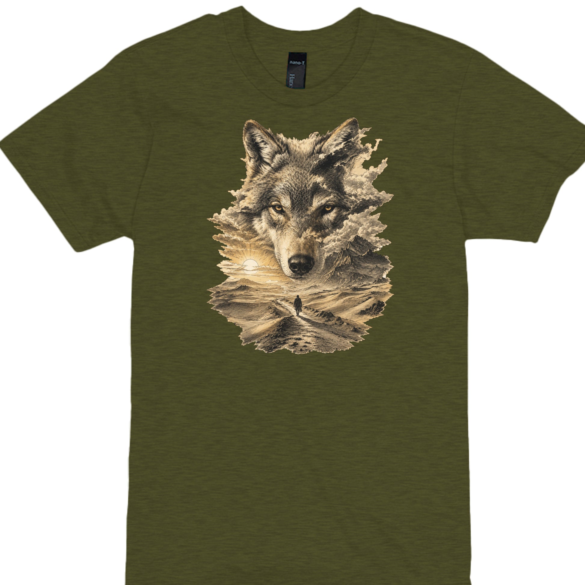 Military Green Heather - 4980 - FRONT