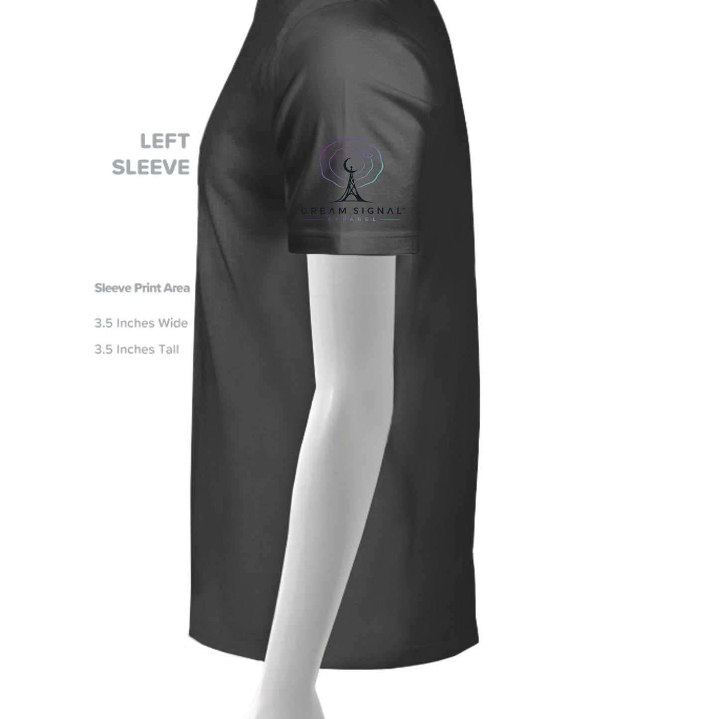 DARK GREY - 3001C - SLEEVE_LEFT