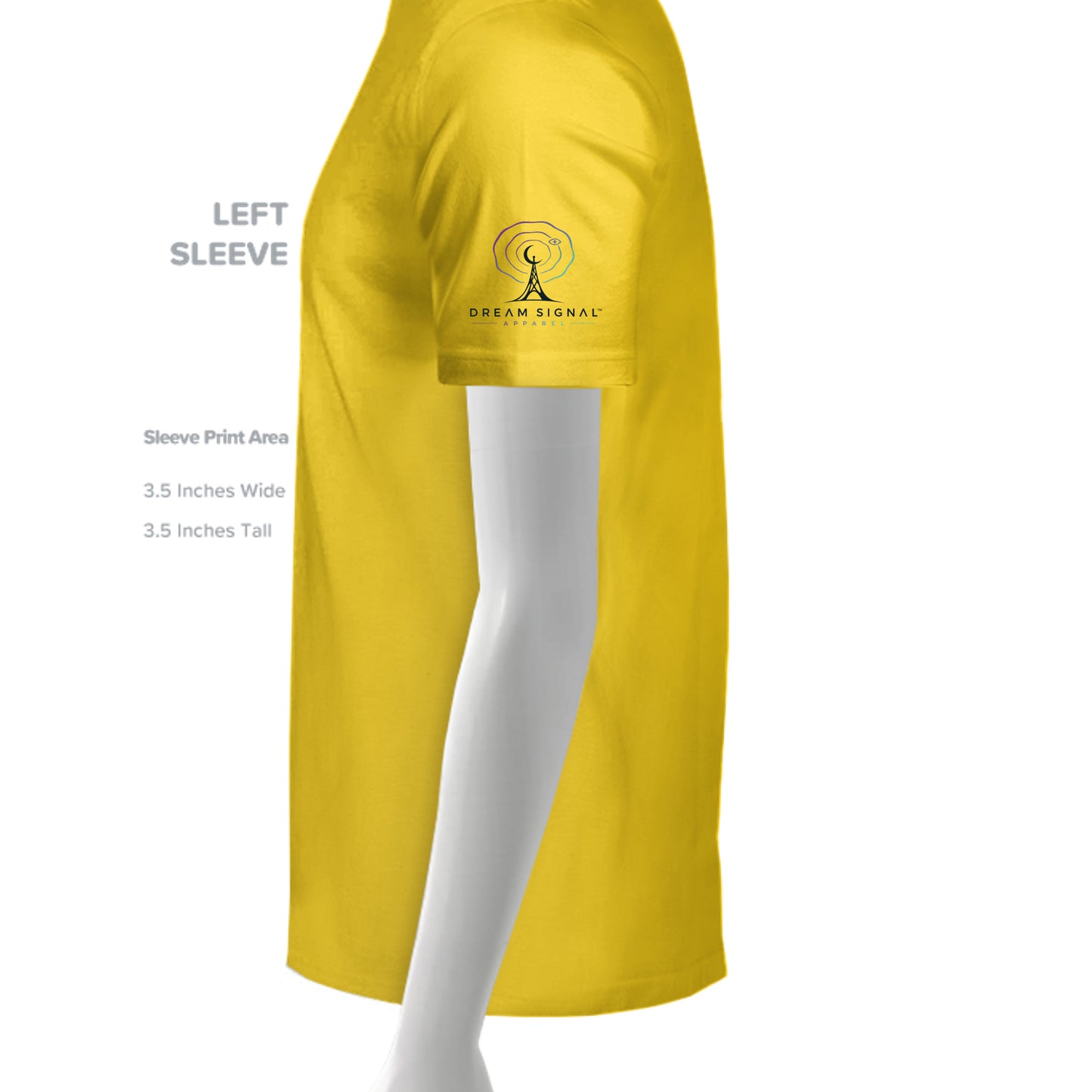 MAIZE YELLOW - 3001C - SLEEVE_LEFT